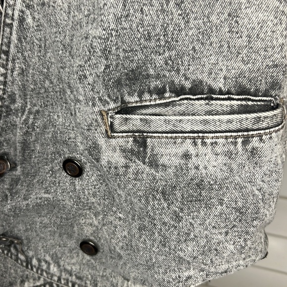 Vintage Code Zero Denim Vest Jacket Size Medium - Picture 6 of 9